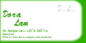dora lam business card